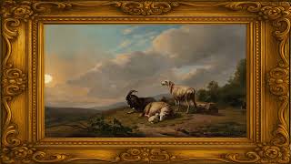 4K Vintage Goat and Sheep Painting | 2 Hour Frame TV Art for Relaxation & Home Wall Display