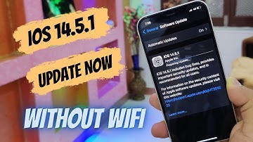 iOS 14.5.1 Update Now Without Wifi | How to Update iphone Without Wifi