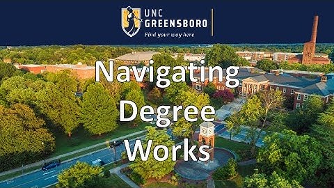 Navigating Degree Works