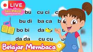 🔴LIVE! Belajar Membaca Mengeja Kata untuk PAUD bersama Lala Ciko Live Stream