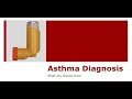 Dx of Asthma By Bronchodilatory Reversibilty Test