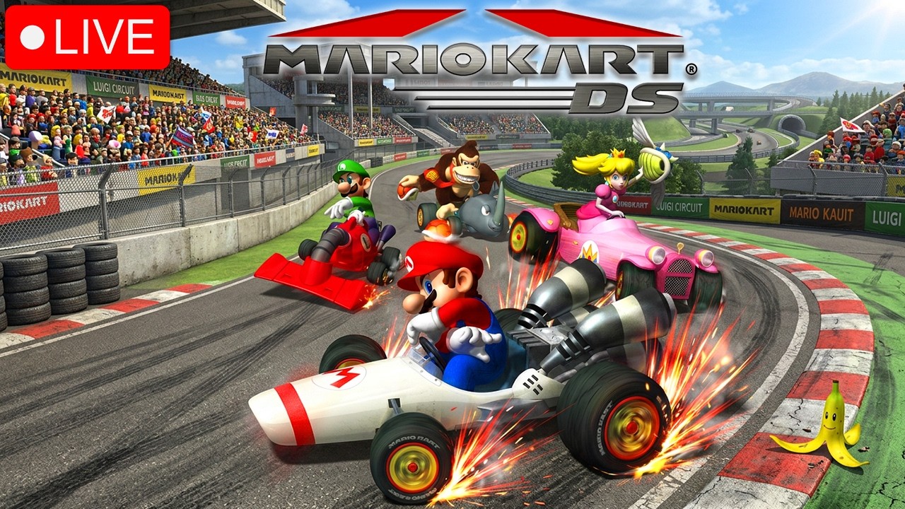 [🔴AO VIVO] JOGANDO MARIO KART DS | 150CC | EM BUSCAS DE TODOS OS TROFÉUS 🏎️🔥