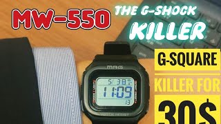 The Gw-m5610 alternative for 30$ mw-550 Better value than Casio G-shock for 30$