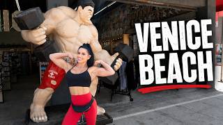 I Got KICKED OUT of Muscle Beach! | Venice Beach Tour