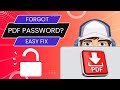 Forgot PDF Password? Remove It Online Easily