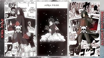 AURA POSE 💀 / ALIGHT MOTION / XML FILE / XML AND PRESET LINK 👇@MexoEdtz12 