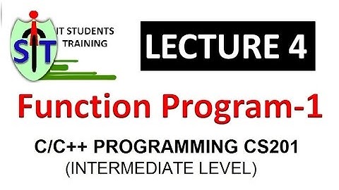 Functions in C++ Part-3 | Functions in C Part-3