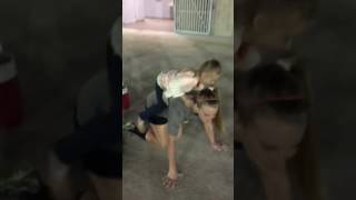 Piggy Back Ride With Aimee