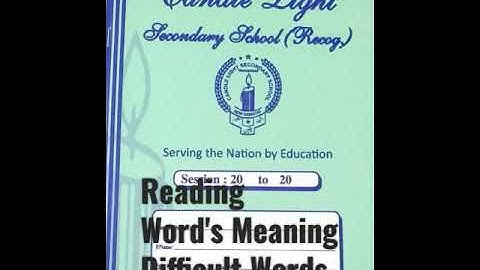 Class 6 English lit lecture 2 week 9