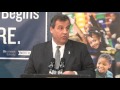 Gov christie its our moral obligation  responsibility to give children the best shot at success