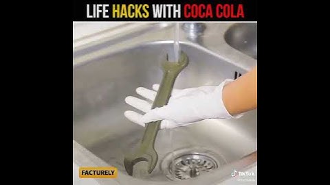 CocoCola hacks #cocacola #hacks #cleaning #rust #bestacid