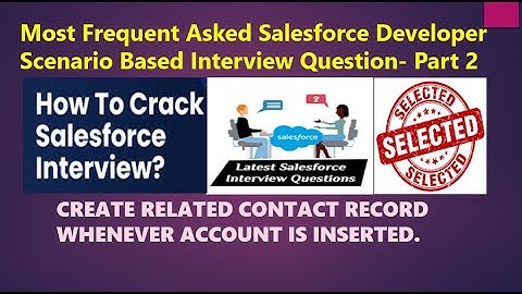 Create related Contact record whenever Account is inserted.