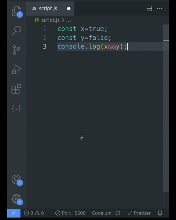 JavaScript Logical Operators (&& and ||) Explained in 60 Seconds!# ...
