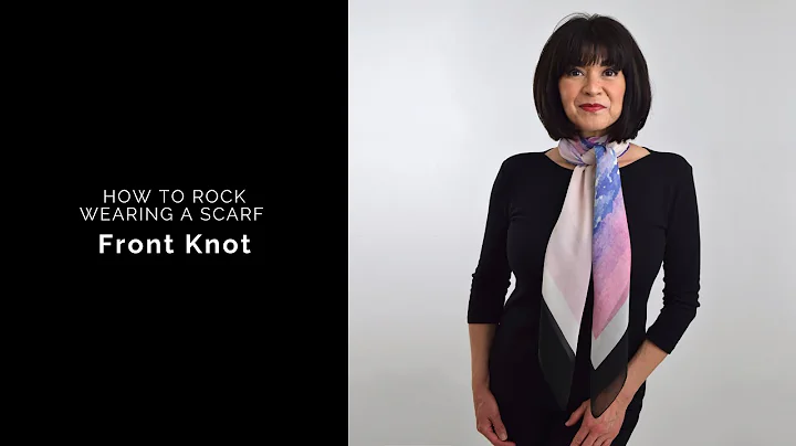 How to Wear a Scarf: Front Knot | THERESA DELGADO