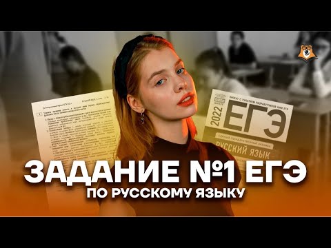 Задание №1 ЕГЭ: теория и практика | Русский язык ЕГЭ 10 класс | Умскул