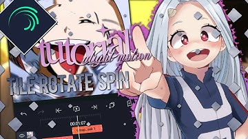Tutorial tile rotate spin || Alight motion