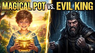 The Boy and the Enchanted Pot: A Tale of Magic and Greed