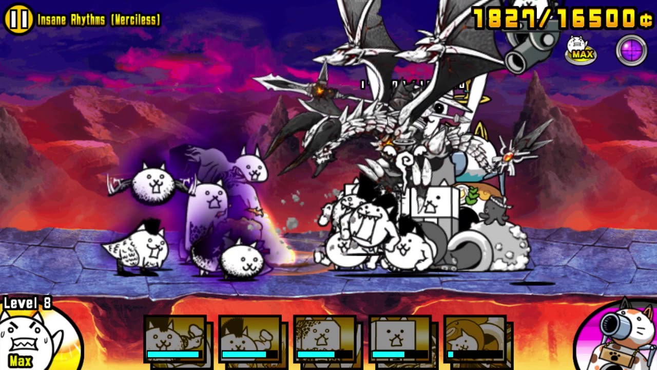 Insane Rhythms (Clan Of The Maniacs Stage 2) - Battle Cats