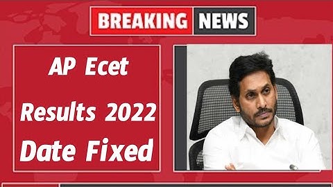 Ap ecet 2022 results date released | fixed date from official | bsd telugu tech