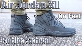 jordan 12 psny on feet