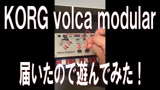 KORG volca modular コルグ ヴォルカ モジュラー使ってみた｜初心者