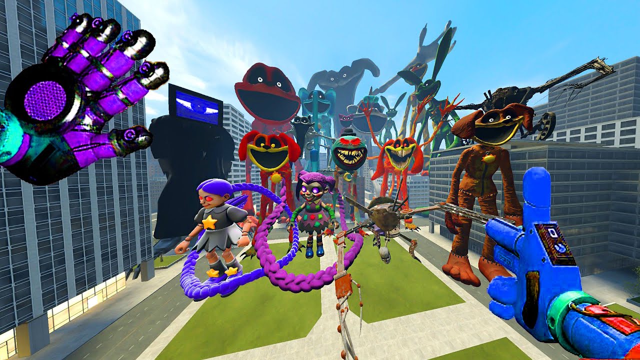 Surviving BIG SMILING CRITTERS INFECTION HUNTED ME AND ARMY ! 