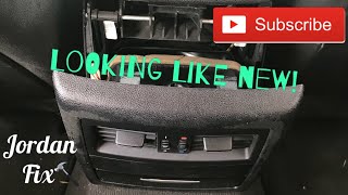 BMW Rear center console fix
