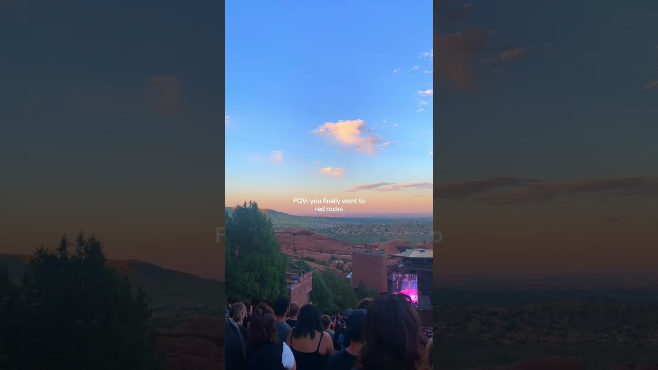 POV: you have the best view at red rocks 