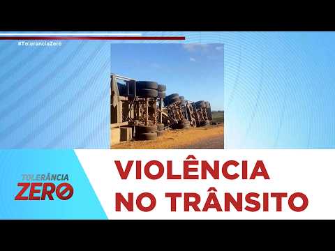 Driver injured after truck overturns on SE-170 highway in Graccho Cardoso - TZ
