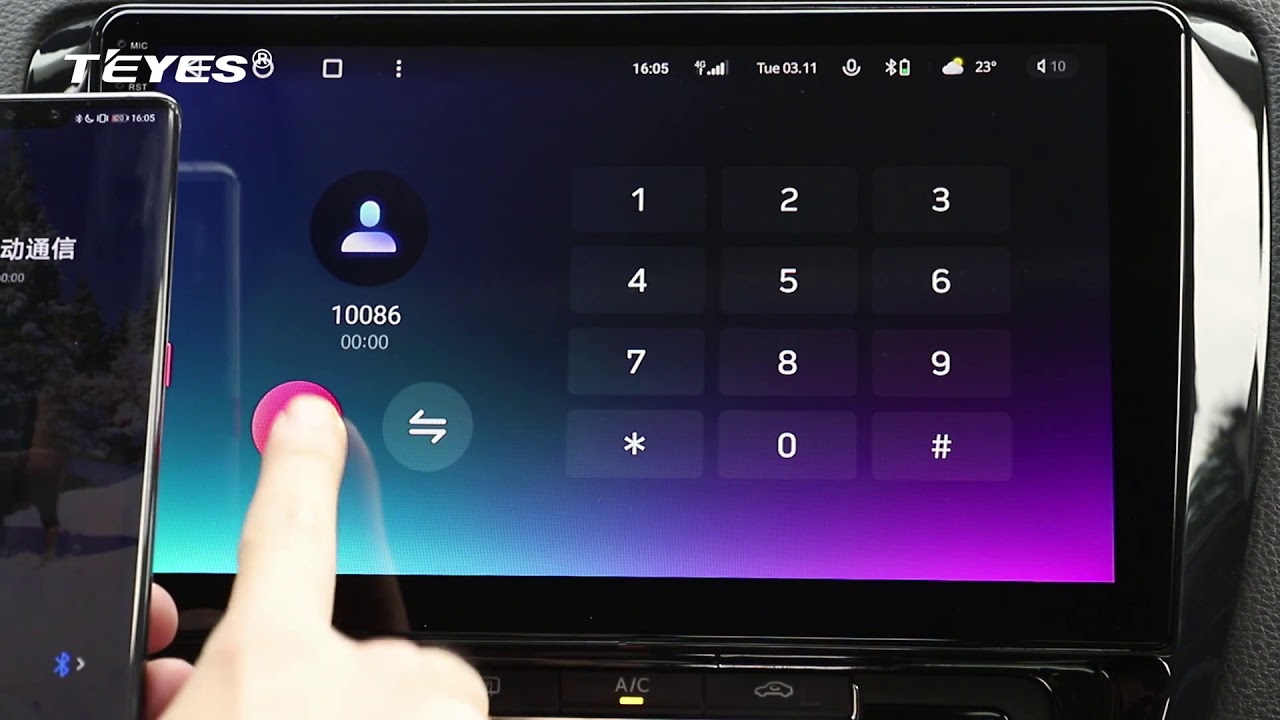 TEYES CC3 Features - Bluetooth - YouTube