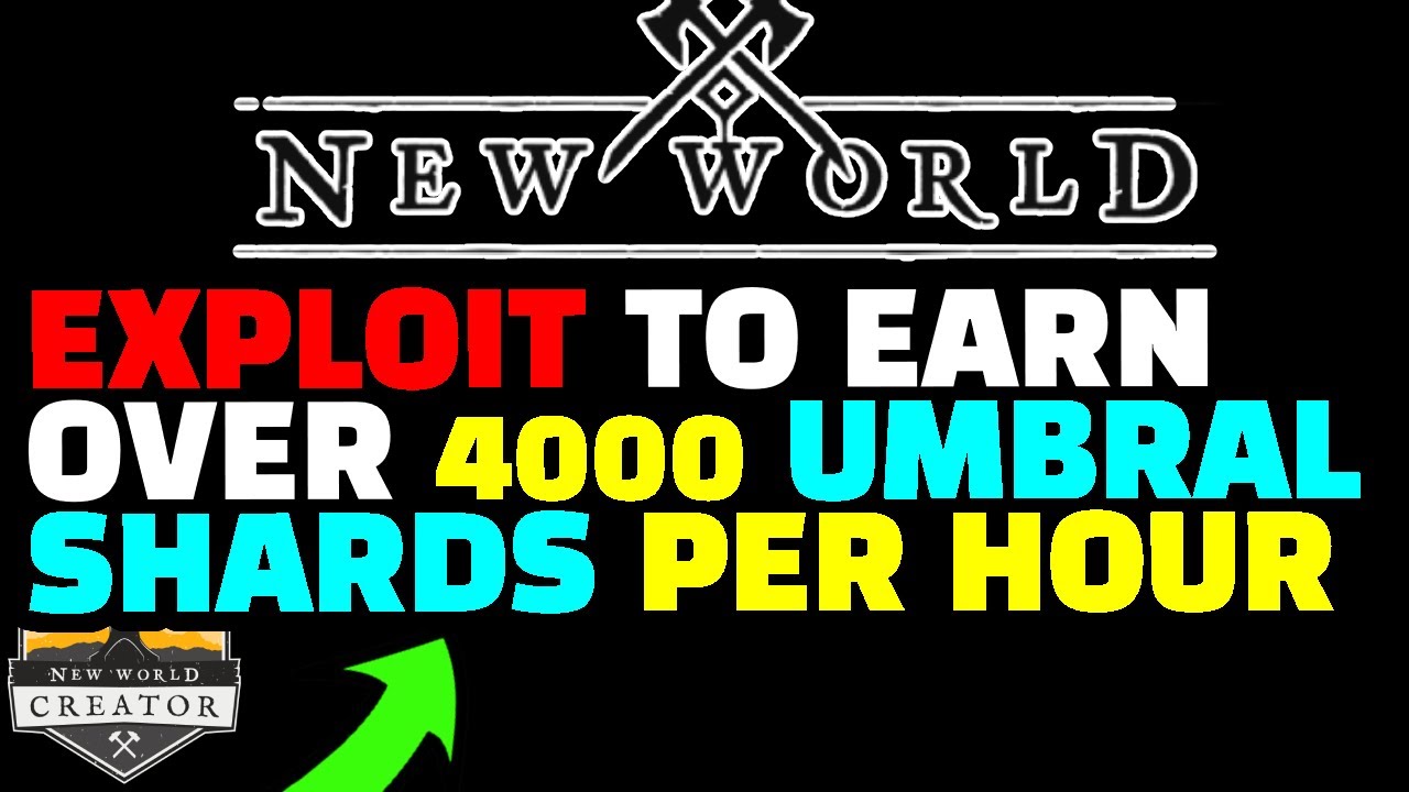 100% AFK Method to get 4000 Umbral Shards per Hour in New World 