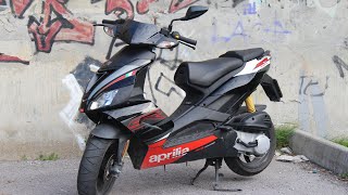 Обзор на Aprilia sr 50 factory/Review Aprilia sr 50 factory - YouTube