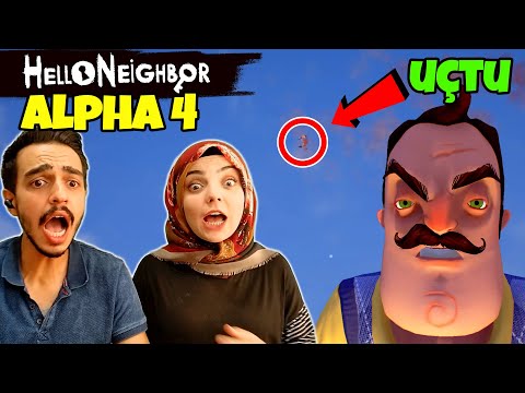 HELLO NEIGHBOR WİLSON UÇTU! | HELLO NEIGHBOR ALPHA 4