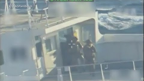 Why the seized Venezuelan oil tanker is anchored off the coast of Galveston