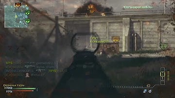 Insane MW3 Game Ending Killstreak-Spawn Trapping