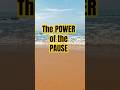 The POWER of the PAUSE. #softintelligence #growth #mindsetshift