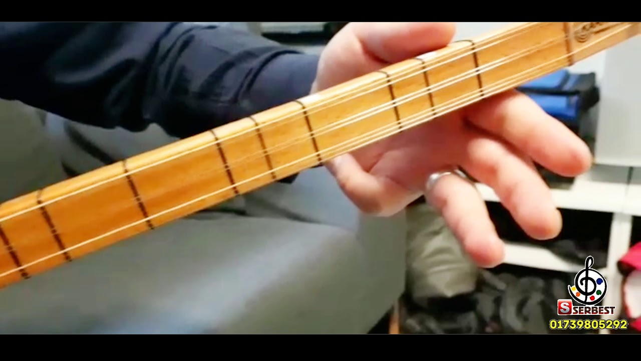 تعليم طمبورة جانب من الدروس الخصوصية للمبتدئين  تمرين للاصابع