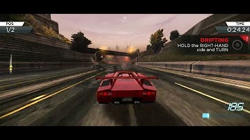 NEED FOR SPEED most wanted (ios)  LAMBORGHINI countach 5000 qv most wanted #7