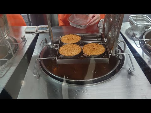 チキンラーメンの瞬間油熱乾燥法