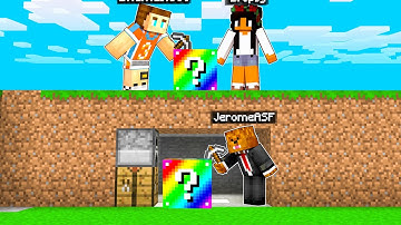 Minecraft Speedrunners VS 4 Hunters (Lucky Block Mod)