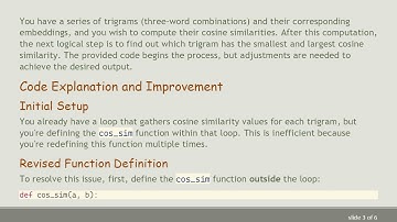 How to Retrieve min and max Cosine Similarities in Python with Numpy