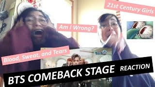 Famous REACTION TO BTS COMEBACK STAGE - BLOOD SWEAT AND TEARS, AM I WRONG, AND 21ST CENTURY GIRL // SHOOKT Wealth