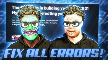 HOW TO FIX ALL FACESCAN ERRORS IN NBA 2K21! HOW TO GET ANY FACESCAN TO WORK IN 2K21 FAST AND EASY! 😱