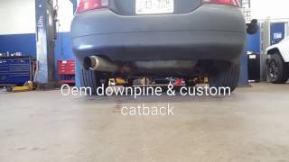 Megan Racing downpipe w/ebay catback exhaust on 95 Eagle Talon TSI