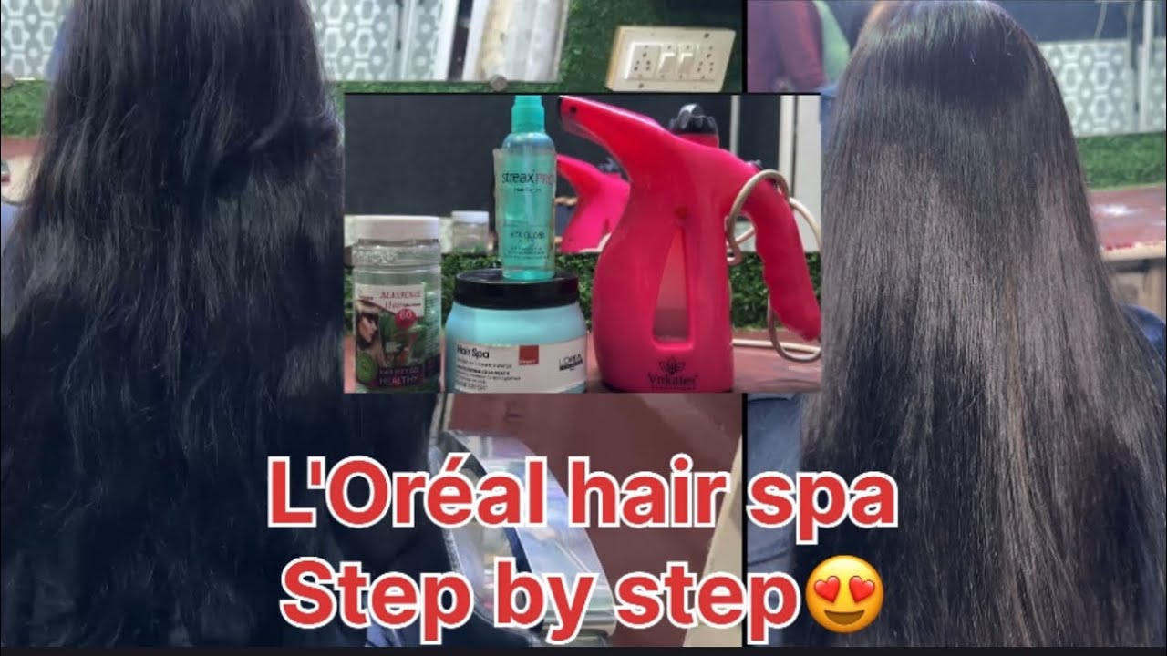 L'Oréal hair spa karne ka Sahi tarika ✅✅ll hair spa kab or kaise Kare 😍😍