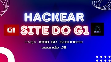 Como Mudar site do G1 ao Vivo! #g1 #globo #js #javascript