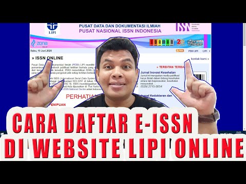 CARA MUDAH DAFTAR E-ISSN SECARA ONLINE