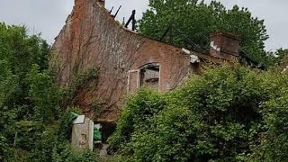 Abandoned Gingerbread, burnt out farm house , Cottages and Barns urbex rural explore Norfolk