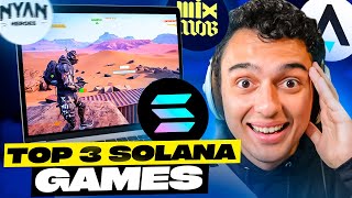 TOP 3 Crypto Gaming Coins NOW on SOLANA!! (MASSIVE Potential)