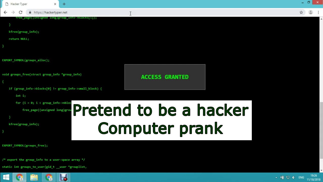Pretend To Be A Hacker Computer Prank Youtube - hacking computers in roblox youtube